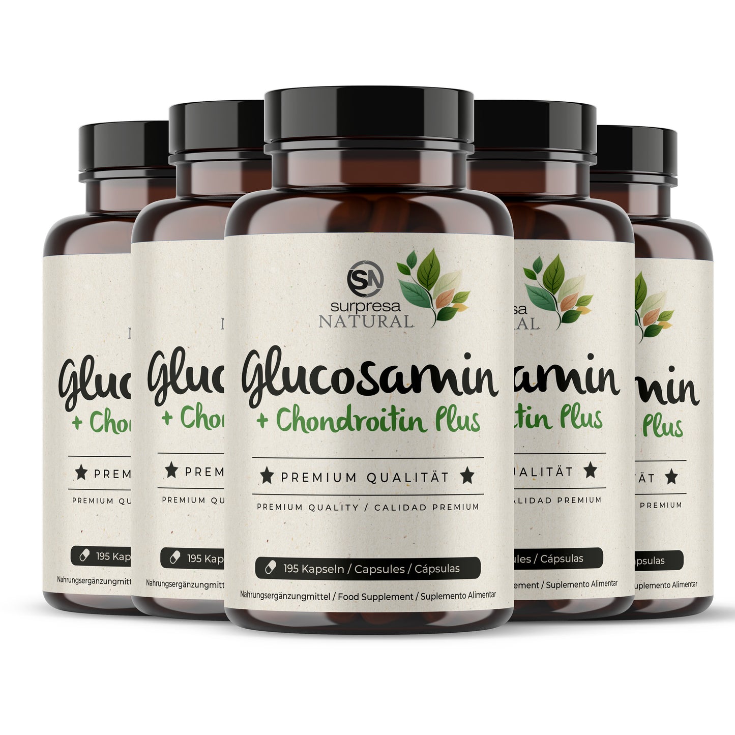 Glucosamin Chondroitin 5er Sparpack – Made in Germany