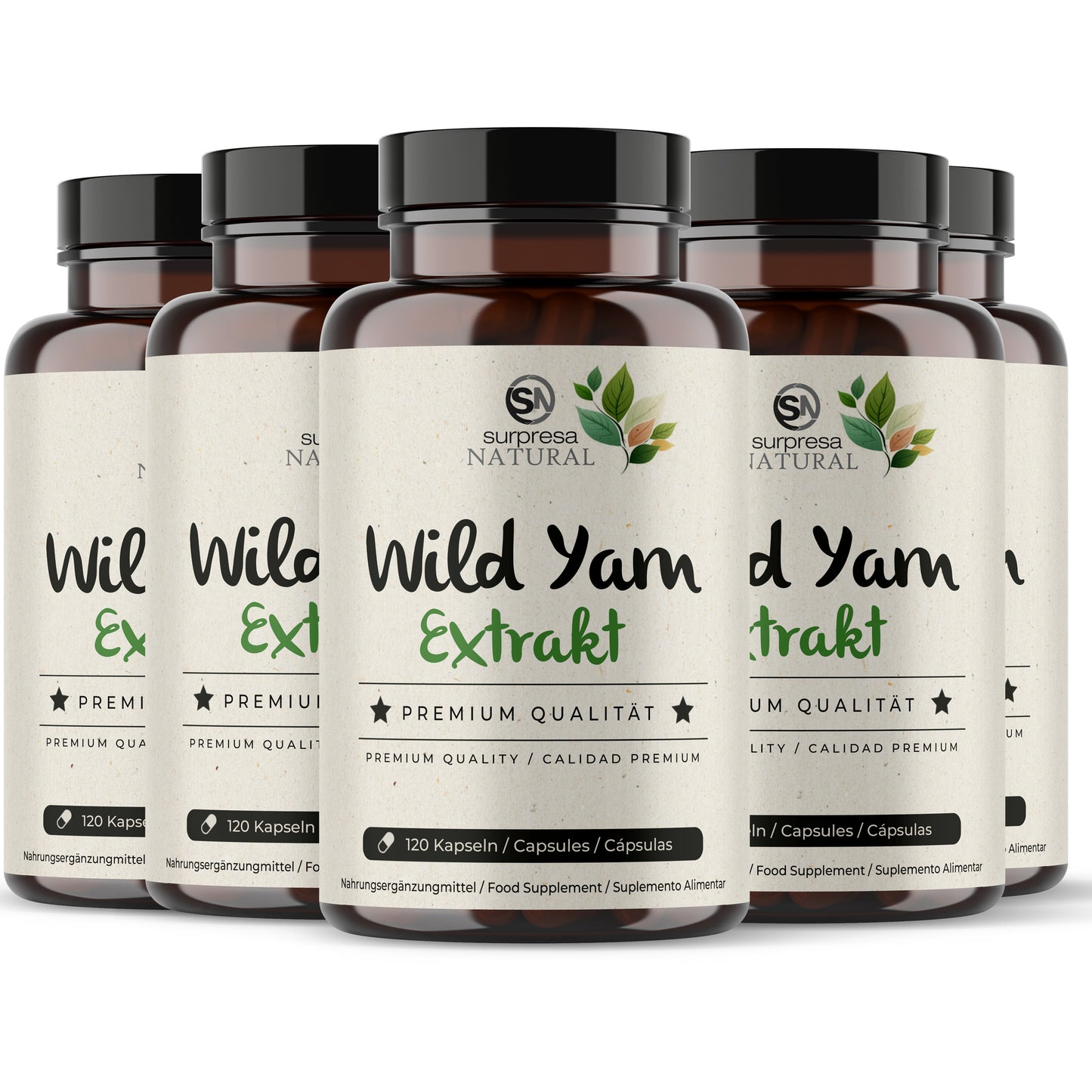 Wild Yam 5er Sparpack – Made in Germany, vegan
