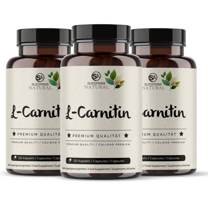 L-Carnitin 3er Sparpack – 3 Dosen Mengenrabatt, vegan