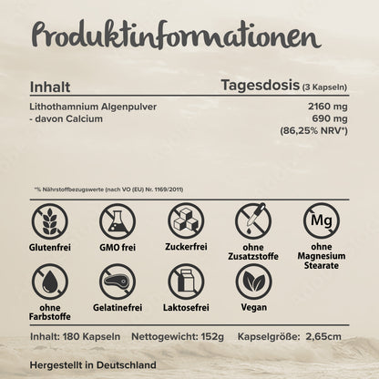 Calcium für Knochen und Zähne – EFSA-bestätigt, hochdosiert