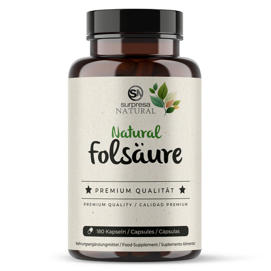 Folsäure Natürlich Kapseln Dose – Vitamin B9 für die Schwangerschaft