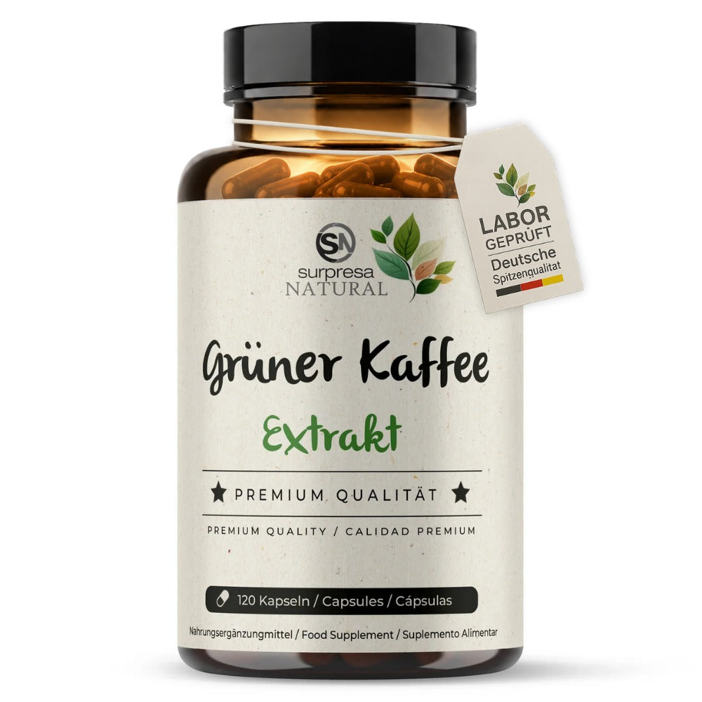 Grüner Kaffee Kapseln Dose – 50% Chlorogensäure standardisiert