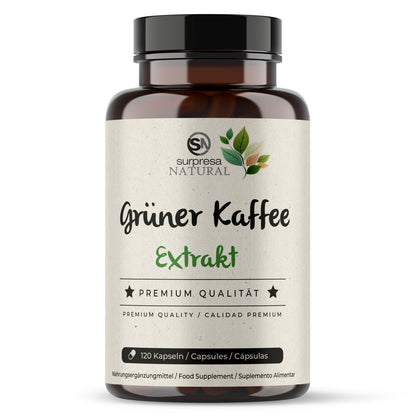 Grüner Kaffee Kapseln Dose – 50% Chlorogensäure standardisiert