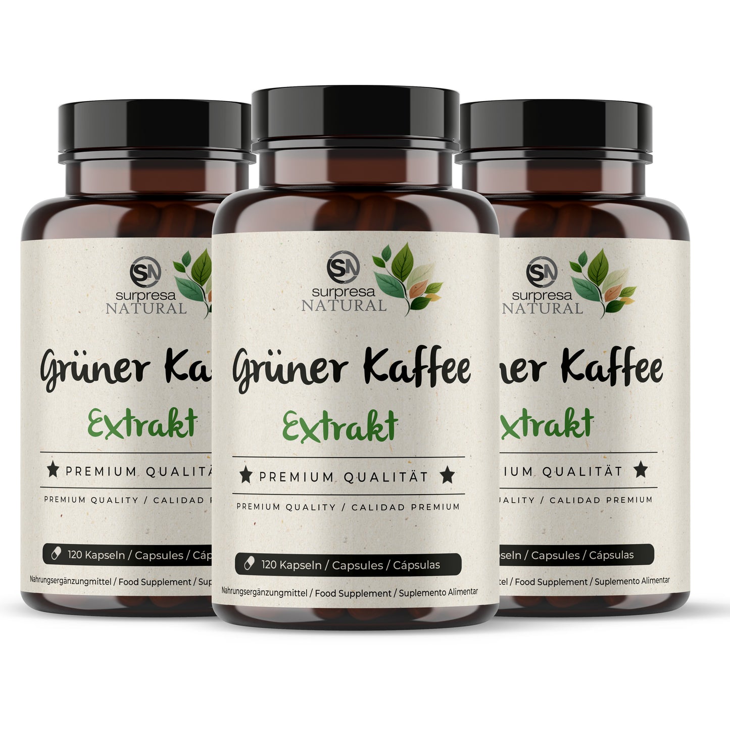 Grüner Kaffee 3er Sparpack – 3 Dosen Mengenrabatt