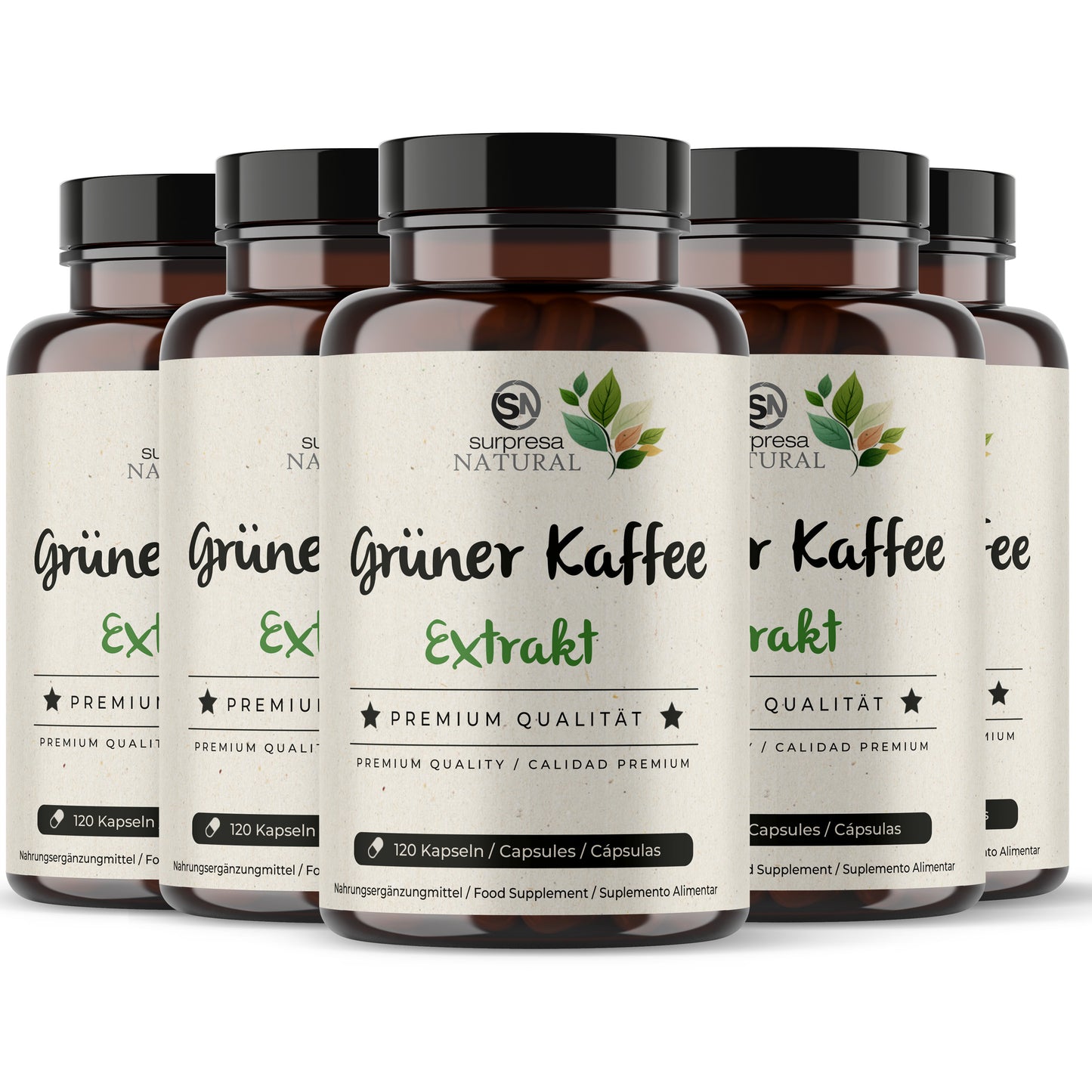 Grüner Kaffee 5er Sparpack – Made in Germany