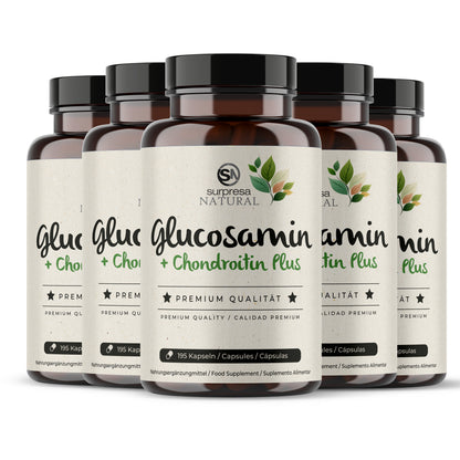 Glucosamin Chondroitin 5er Sparpack – Made in Germany