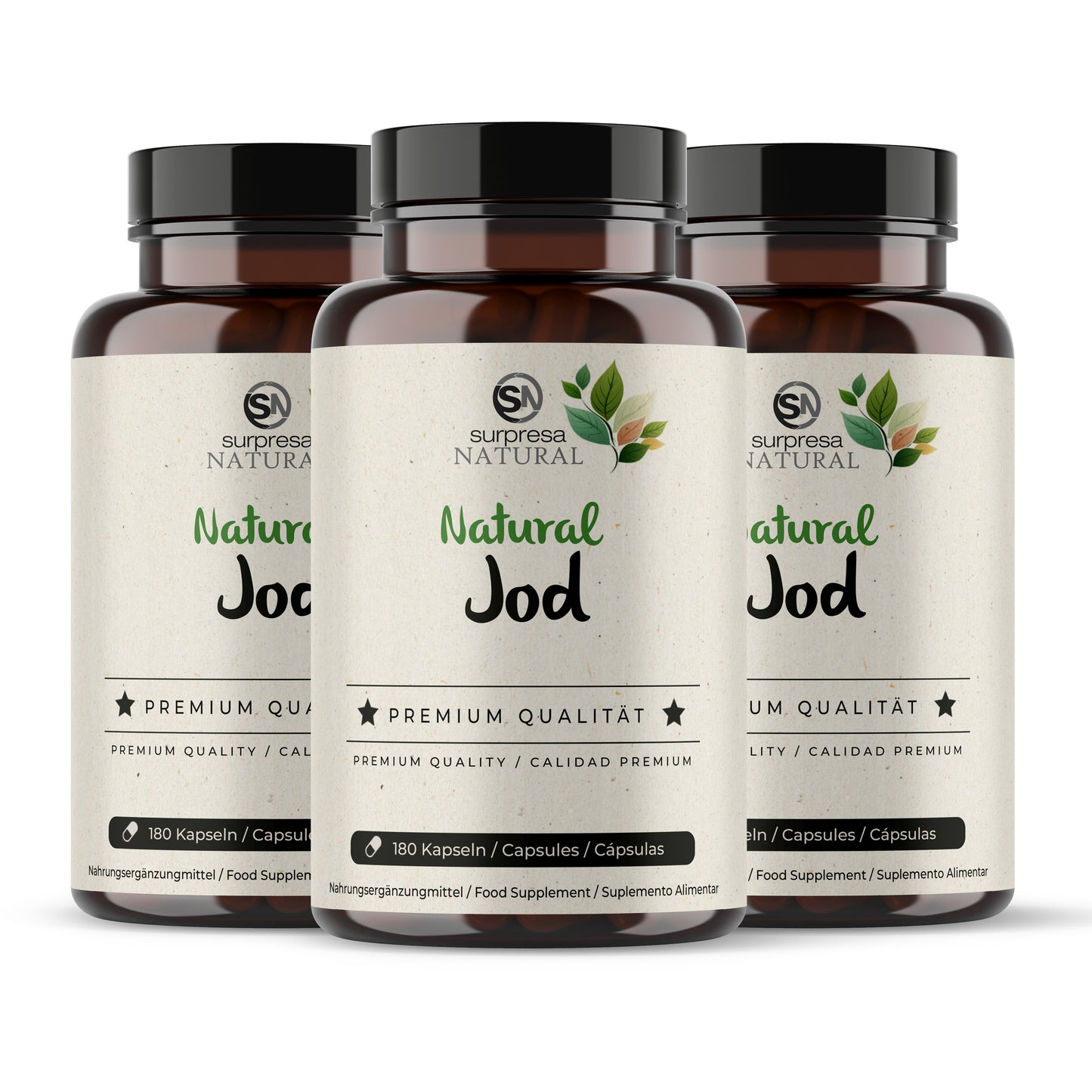Jod Natürlich 3er Sparpack – 3 Dosen Mengenrabatt, vegan