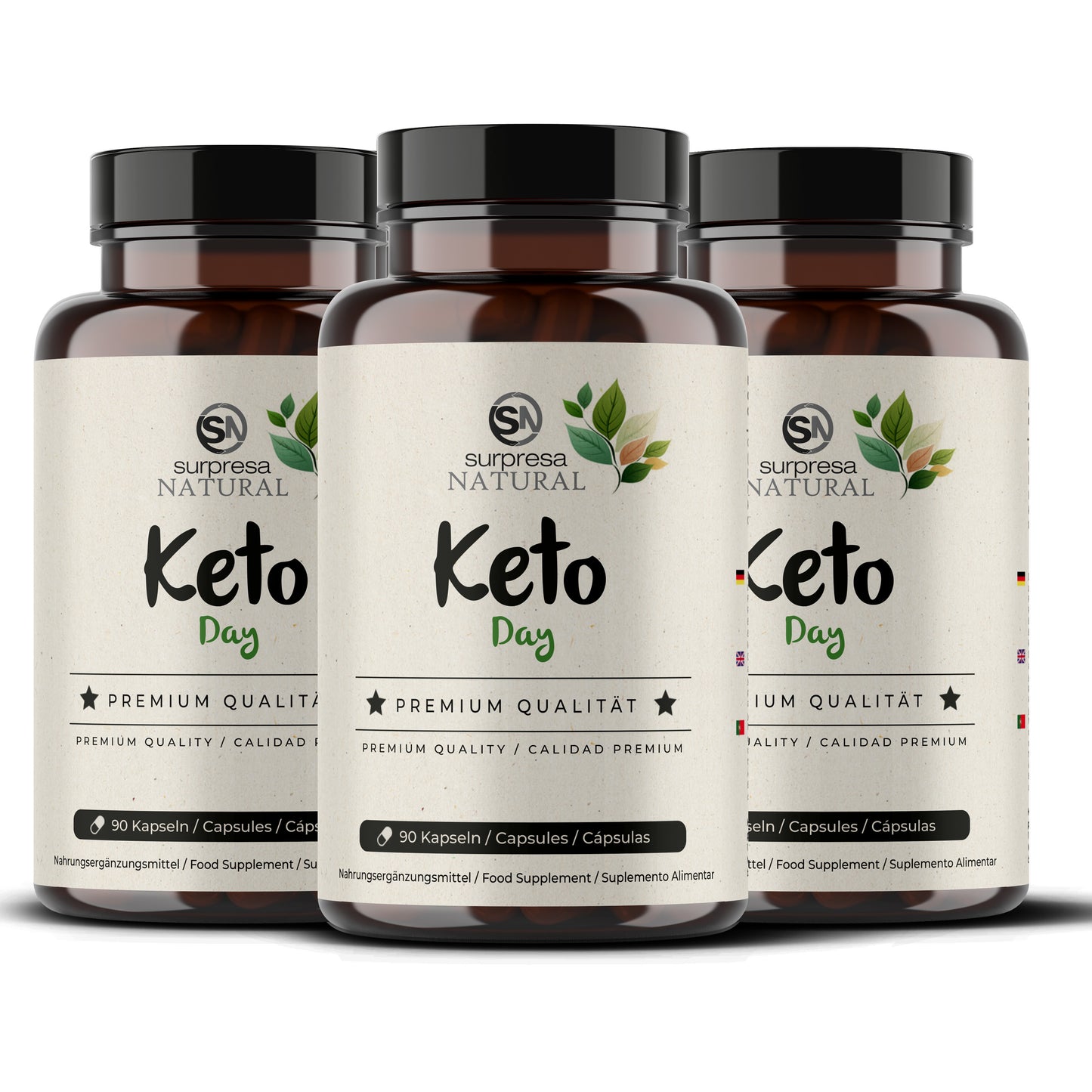 Keto Day Burn 3er Sparpack – 3 Dosen Mengenrabatt