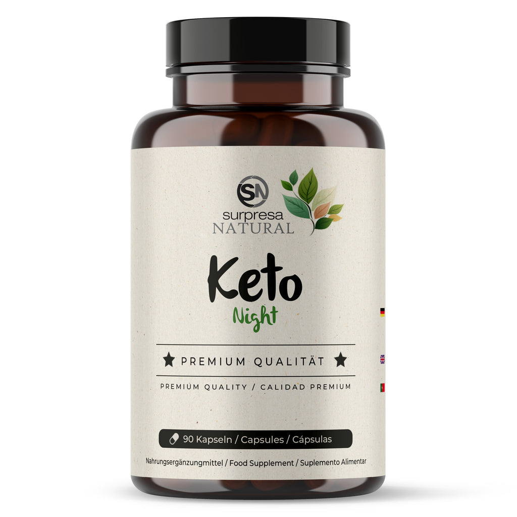 Keto Night Burn Kapseln Dose – mit Ashwagandha, koffeinfrei