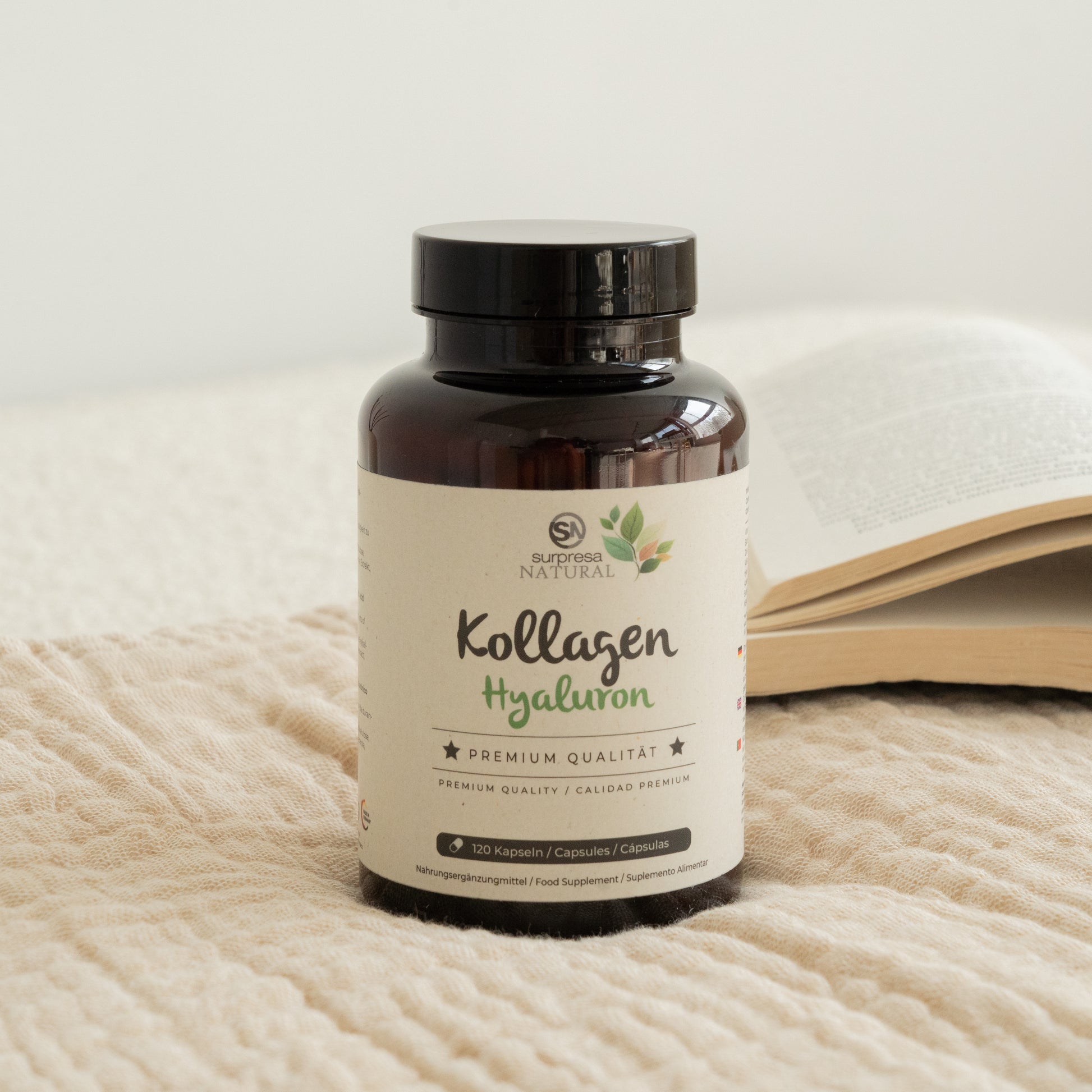 Kollagen Hyaluron Kapseln – 1000mg Kollagen, hochdosiert