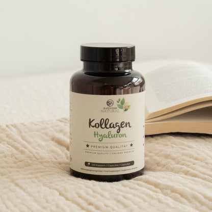Kollagen Hyaluron Kapseln – 1000mg Kollagen, hochdosiert