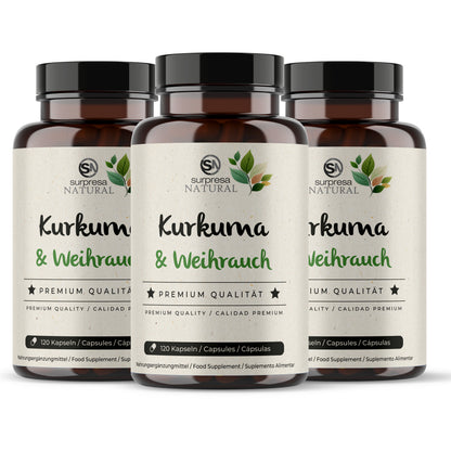 Kurkuma Weihrauch 3er Sparpack – 3 Dosen Mengenrabatt