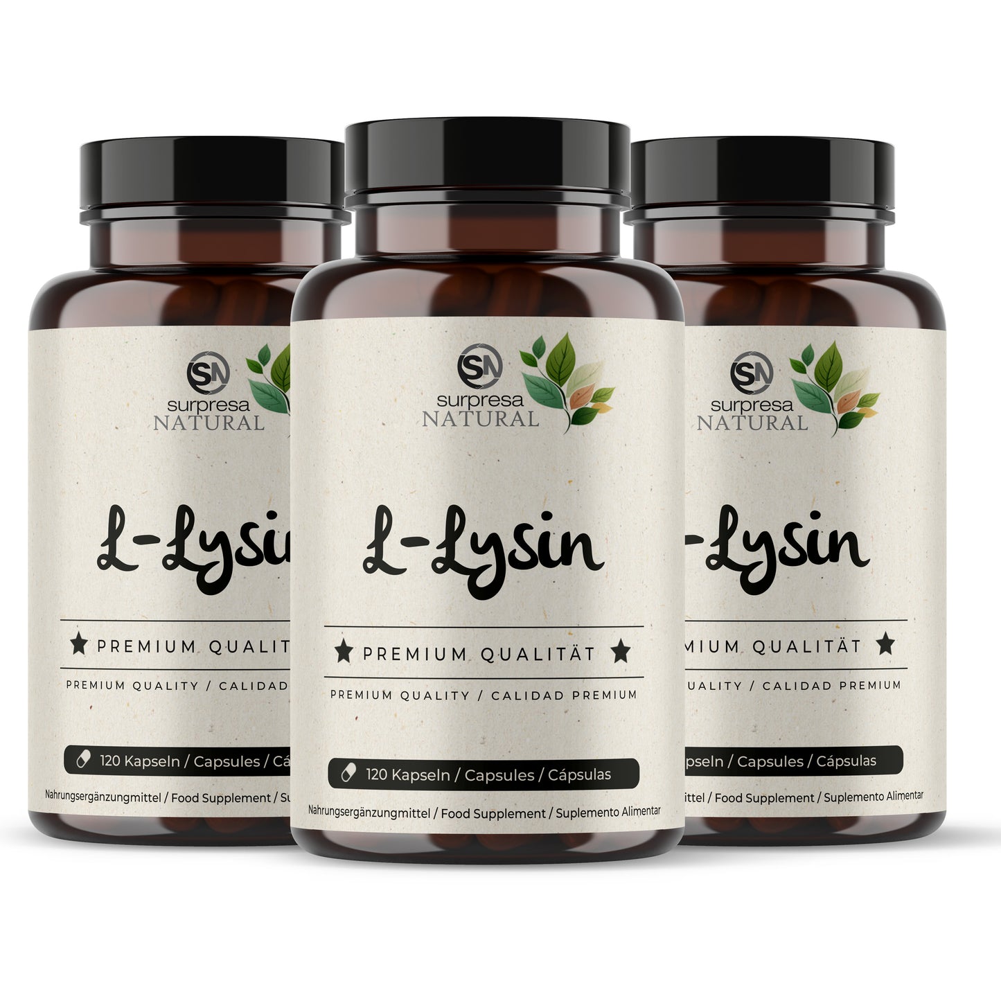 L-Lysin 3er Sparpack – 3 Dosen Mengenrabatt, vegan