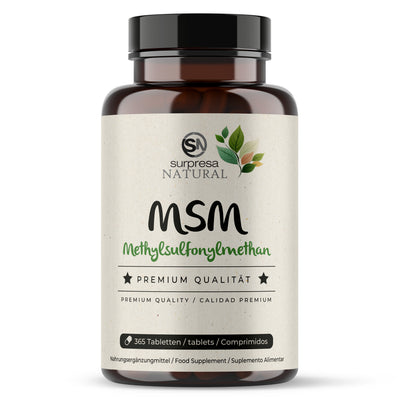 MSM Capsules – Organic Sulfur, High-Strength