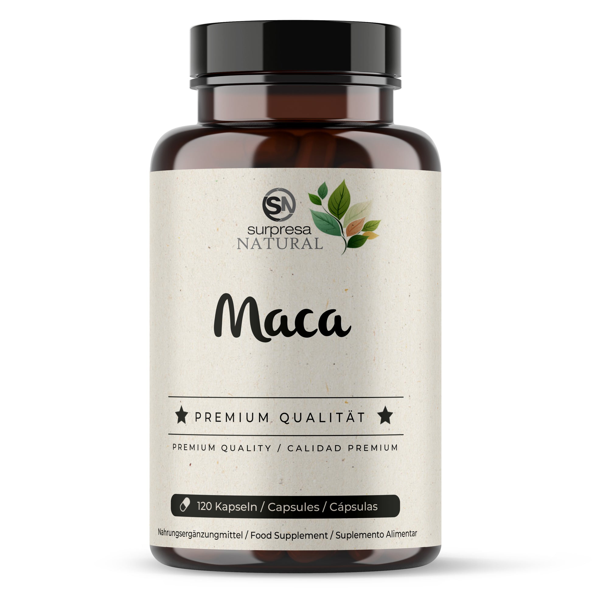 Maca Kapseln Dose – 1000mg peruanische Maca-Wurzel
