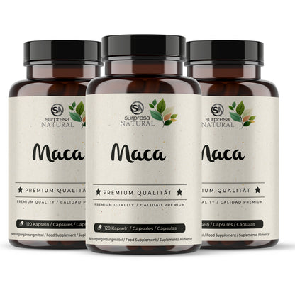 Maca 3er Sparpack – 3 Dosen Mengenrabatt, vegan