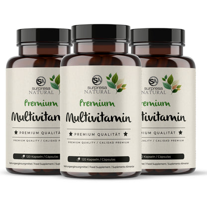 Multivitamin Premium 3er Sparpack – 3 Dosen Mengenrabatt