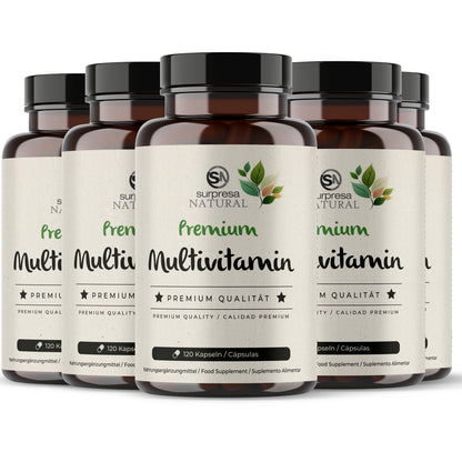 Multivitamin Premium 5er Sparpack – Made in Germany