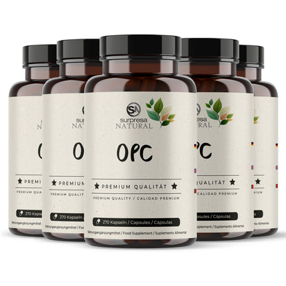 OPC Traubenkernextrakt 5er Sparpack – Made in Germany