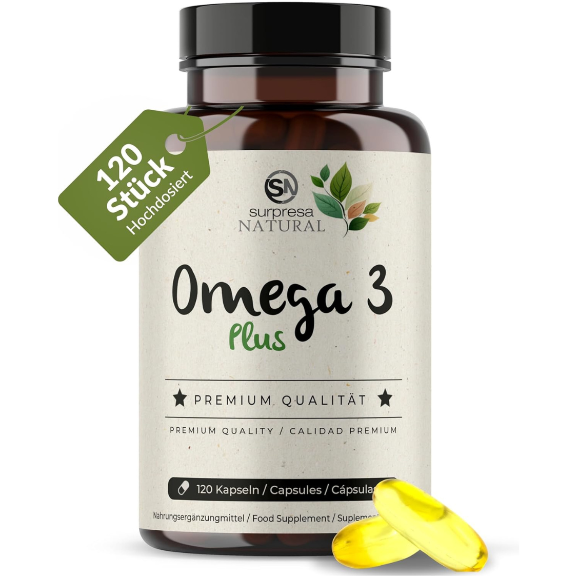 Omega 3 Kapseln Fischöl – für Herz und Gehirn