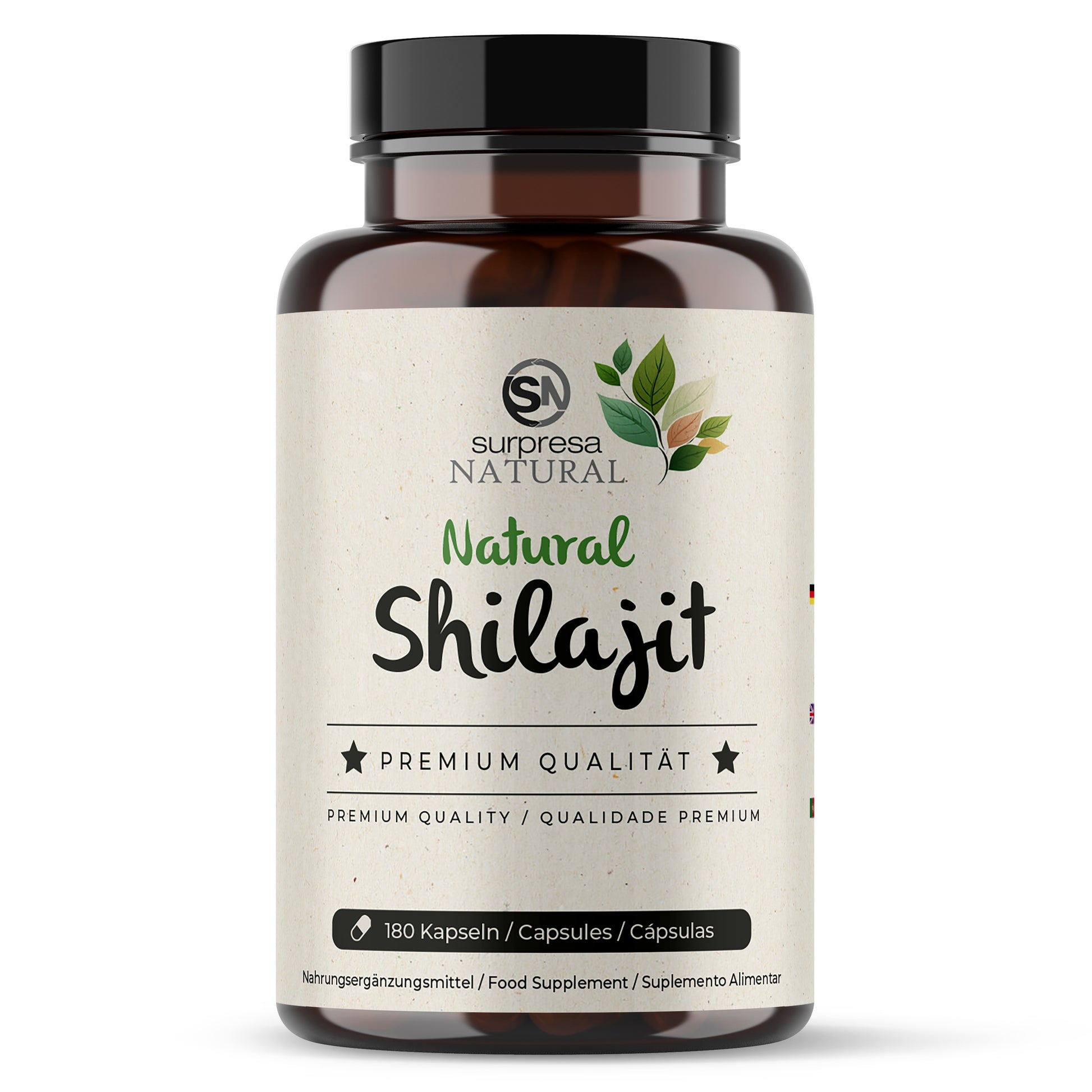 Shilajit Kapseln Dose – 50% Fulvinsäure, ayurvedisch