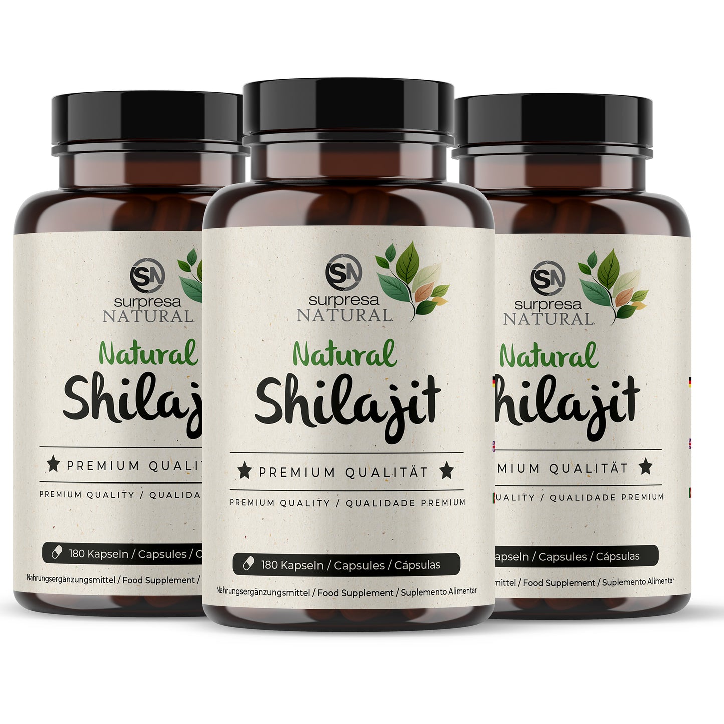 Shilajit 3er Sparpack – 3 Dosen Mengenrabatt, vegan