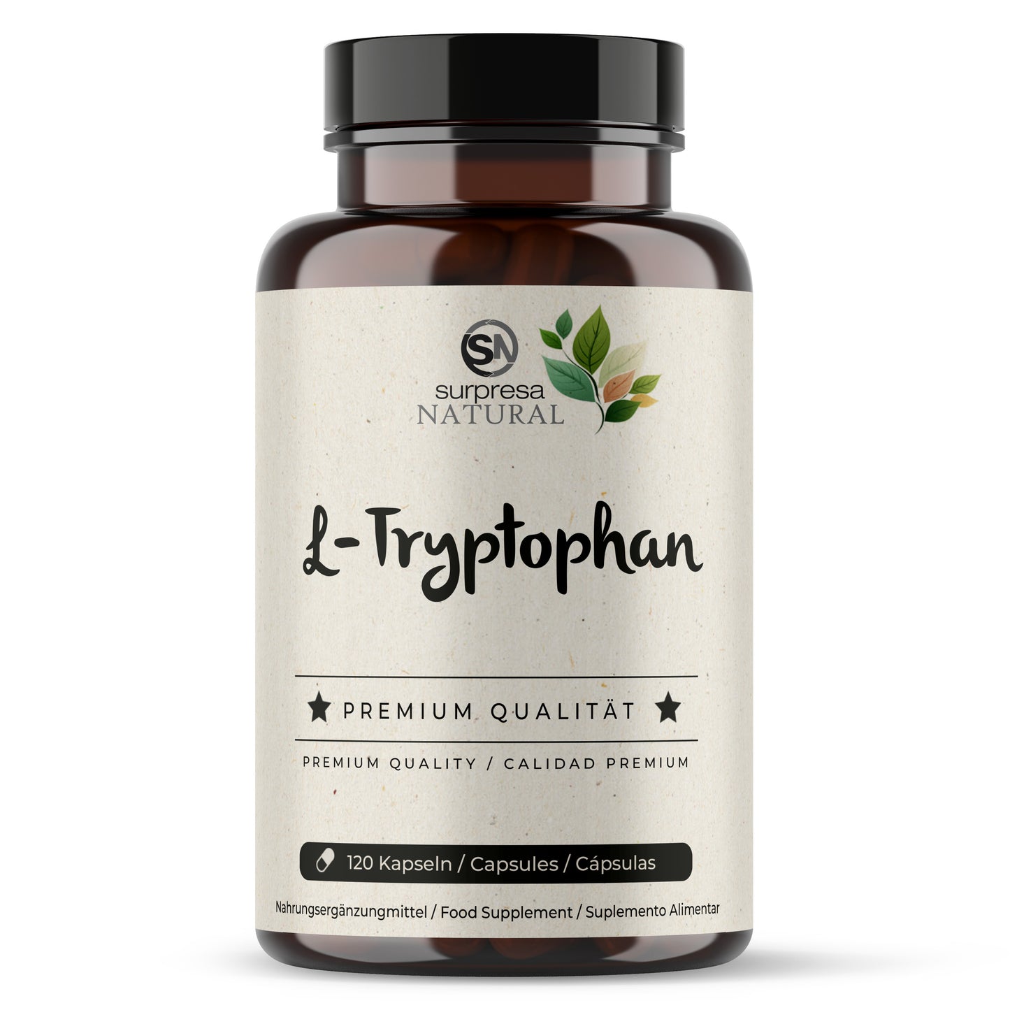 L-Tryptophan Kapseln Dose – 500mg essentielle Aminosäure