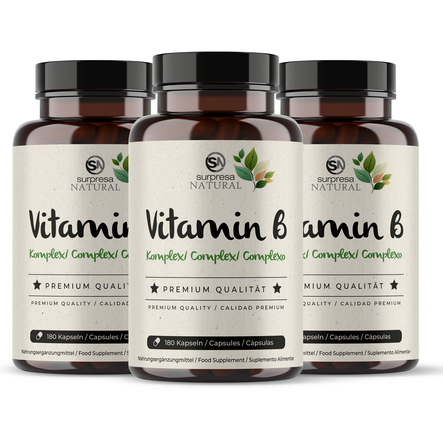 Vitamin B Komplex 3er Sparpack – 3 Dosen Mengenrabatt