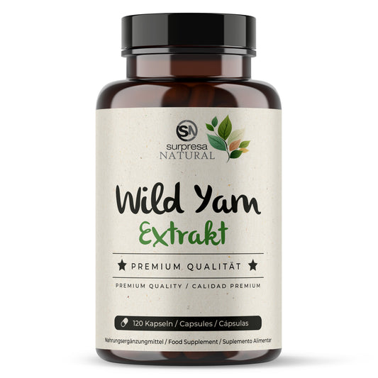 Wild Yam Kapseln Dose – mexikanische Yamswurzel