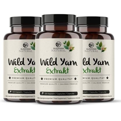 Wild Yam 3er Sparpack – 3 Dosen Mengenrabatt