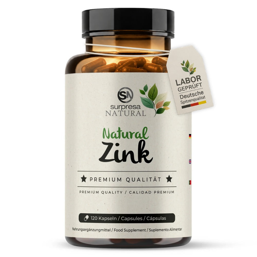 Zink Natürlich Kapseln Dose – 25mg Zink aus Buchweizenextrakt