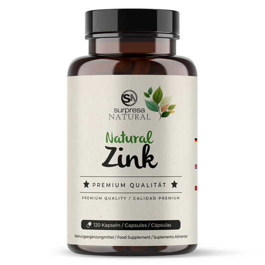 Zink Natürlich Kapseln Dose – 25mg Zink aus Buchweizenextrakt