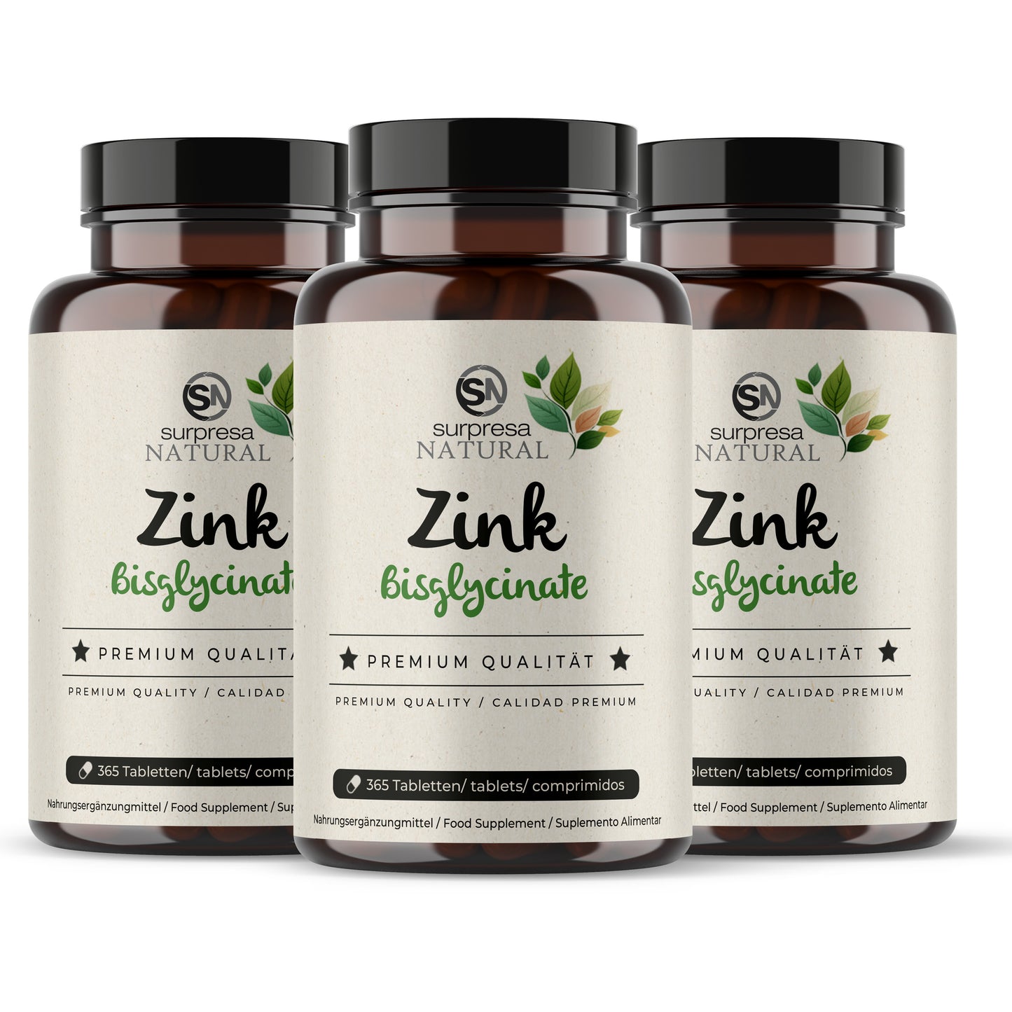 Zink Tabletten 3er Sparpack – 3 Dosen Mengenrabatt