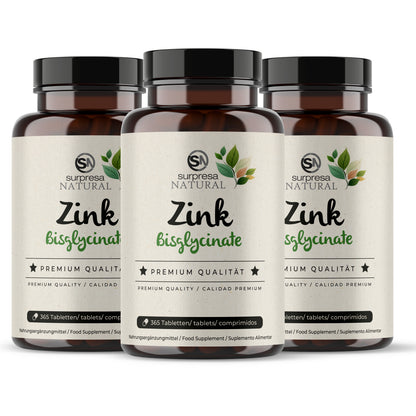 Zink Tabletten 3er Sparpack – 3 Dosen Mengenrabatt