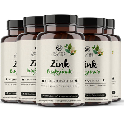 Zink Tabletten 5er Sparpack – Made in Germany