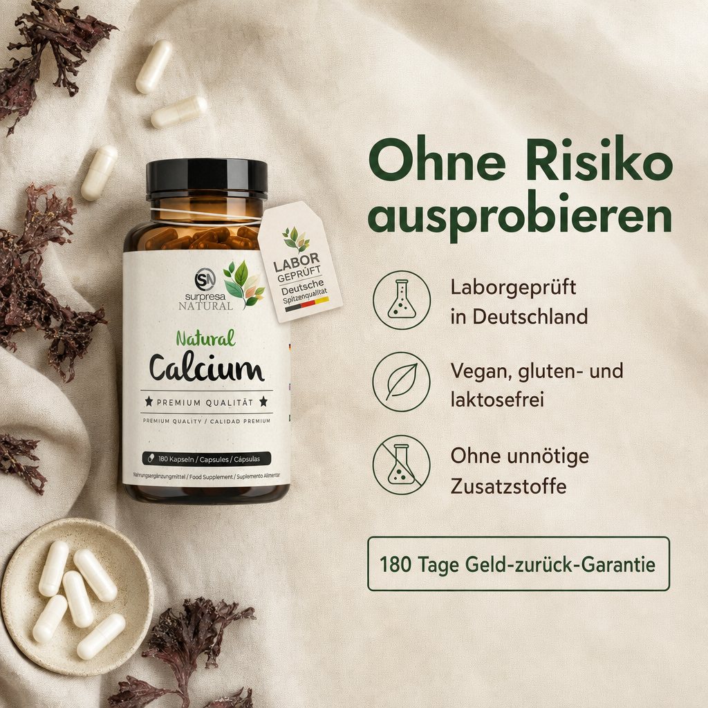 Natural Calcium Capsules – Plant-Based Algae Calcium
