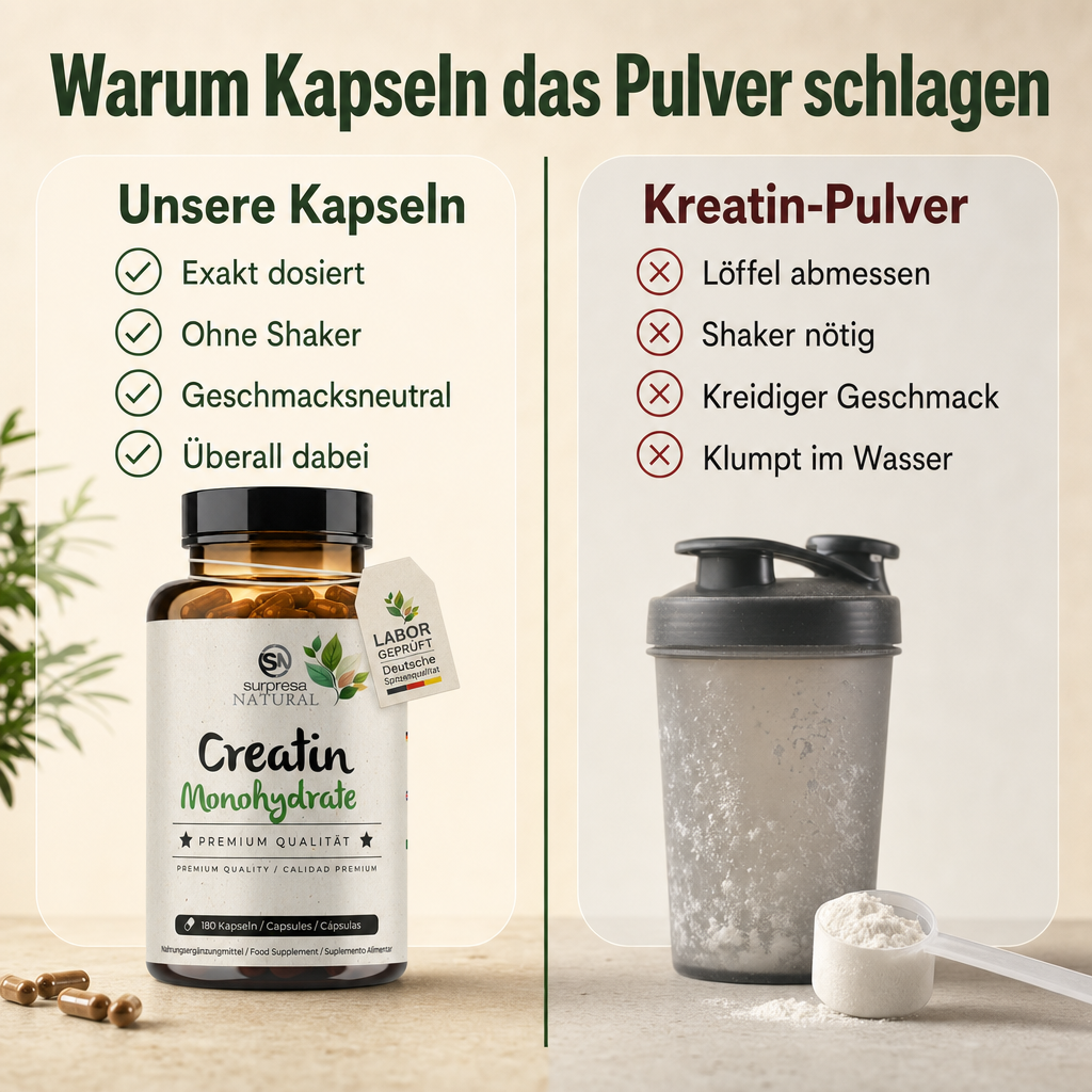 Creatine Capsules - Strength & Energy